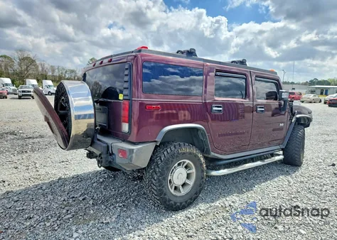 2006 Hummer H2 из США, поврежденный, VIN 5GRGN23U06H117953